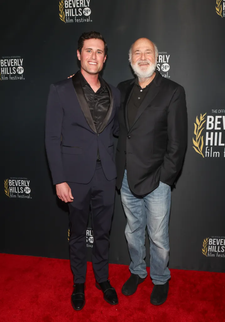 Jake Reiner and Rob Reiner attending the 24th Annual Beverly Hills Film Festival.