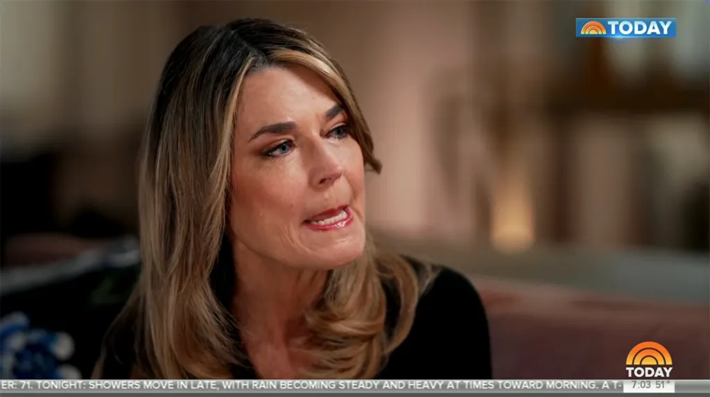 Savannah Guthrie speaks during her first interview since her mother's disappearance on March 26, 2026.