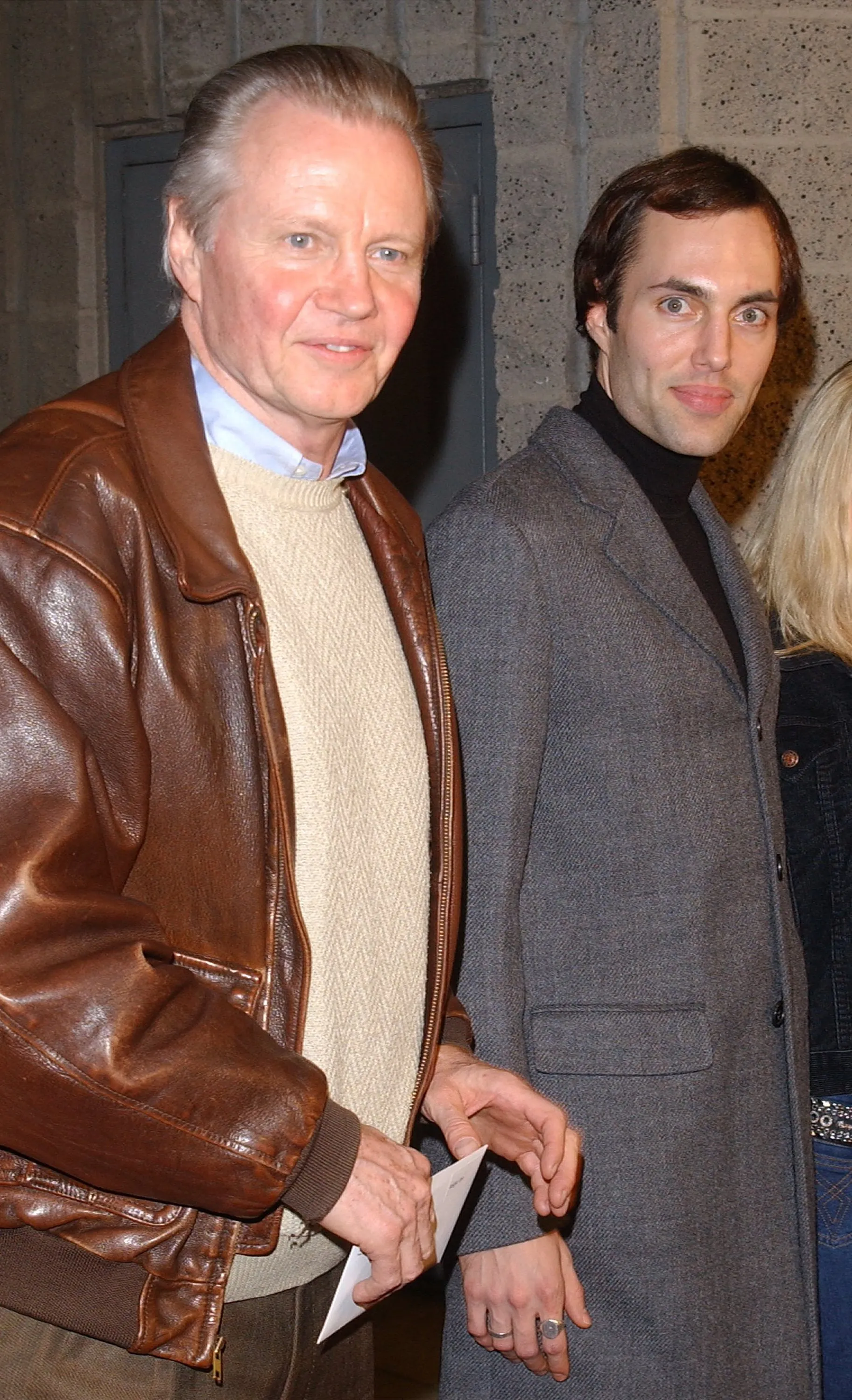 Jon Voight and James Haven in 2001