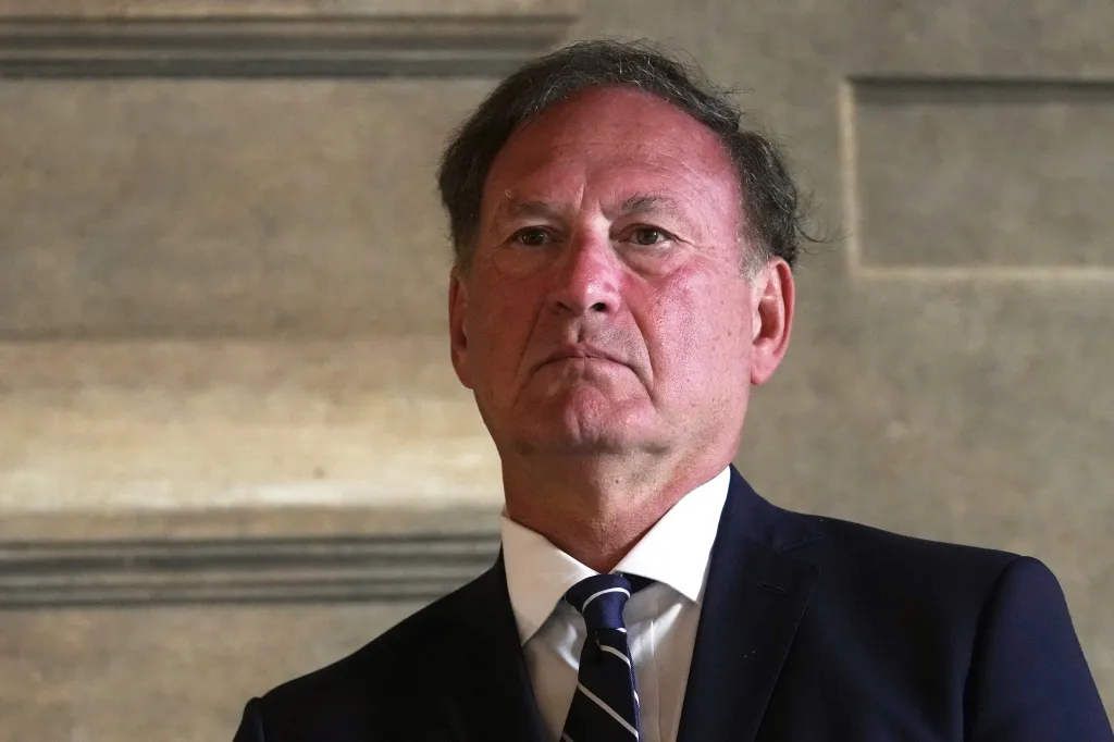 Supreme Court Justice Samuel Alito attends a meeting in Rome.
