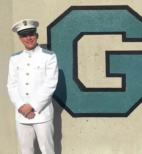 Dustin Rose attended The Citadel Military College of South Carolina but was back home on break.
