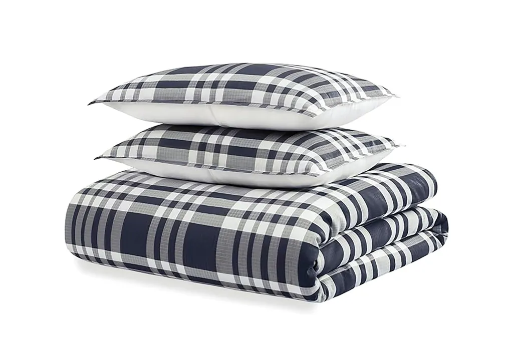 A stack of pillows and blankets