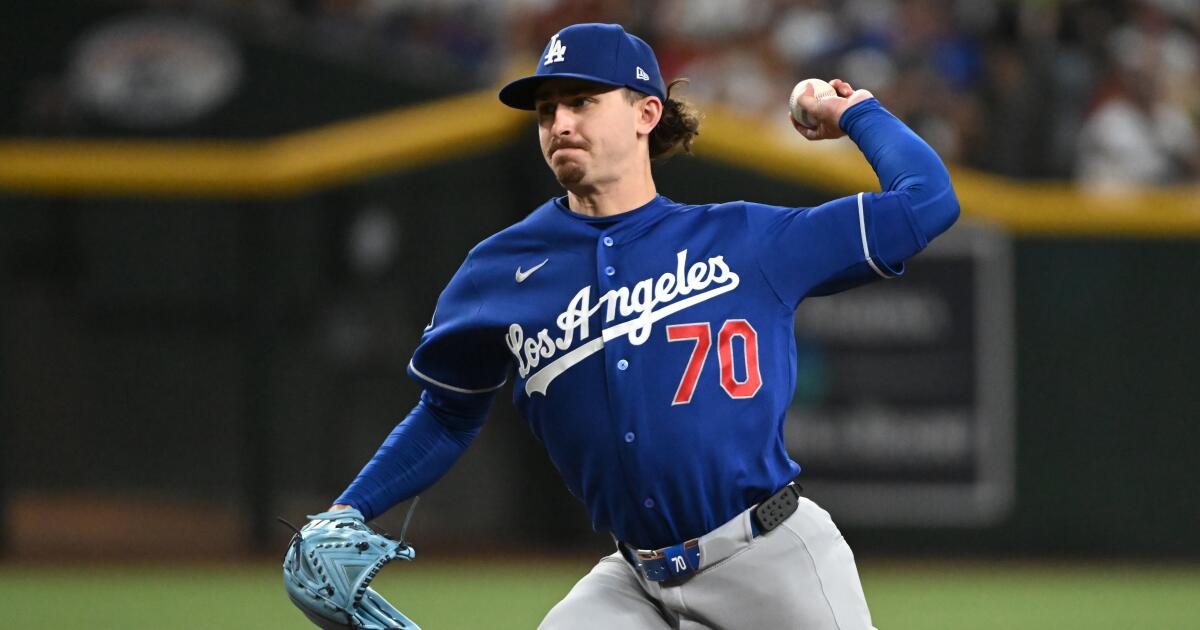 Justin Wrobleski’s struggles and defensive woes add up to another Dodgers loss