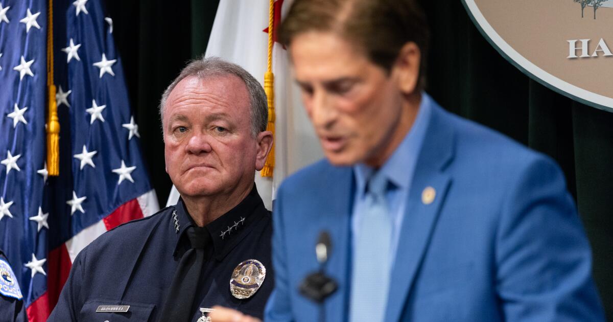 D.A. faces backlash after charging LAPD officer who recorded colleagues’ racist remarks