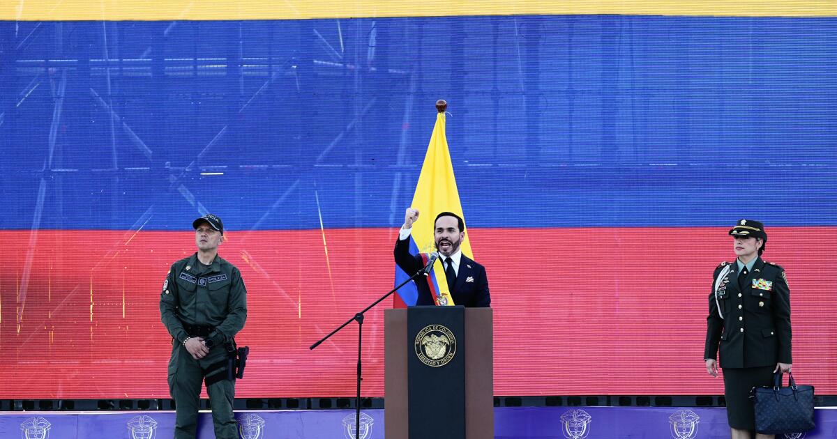 A car bomb attack targets southwest Colombia a day after president takes office