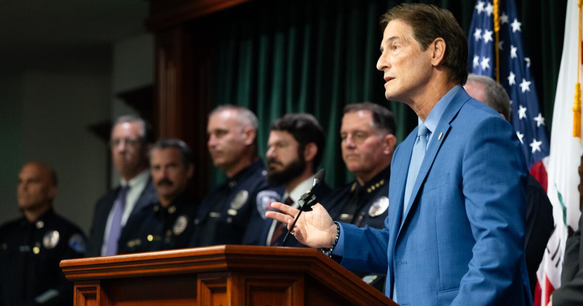 Lawyer for officer charged over recording racism at LAPD slams D.A.’s handling of case