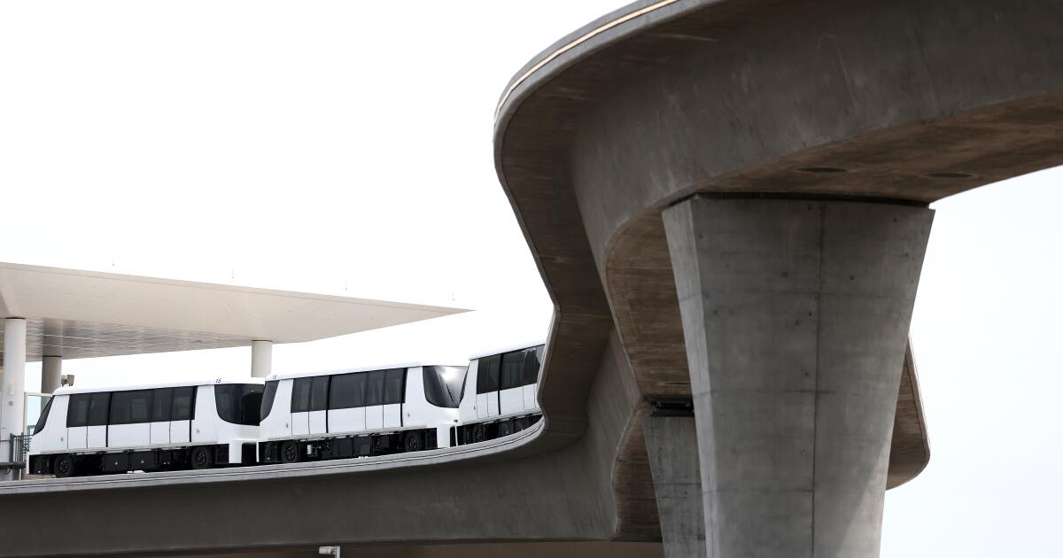LAX people mover is 99% done, but uncertainty mounts near deadline