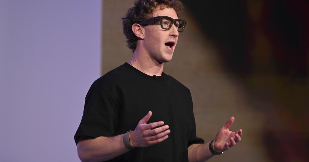 Zuckerberg lays out Meta’s new vision for AI: Personal intelligence for all