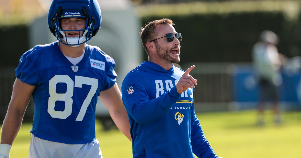 Sean McVay’s ‘love’ training camp strategy is winning over Rams players