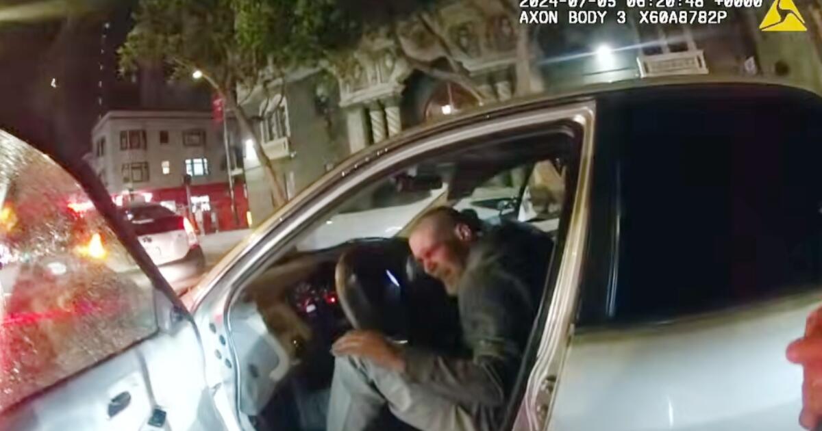 A typo by San Francisco police led to a violent arrest of an innocent driver, officials say