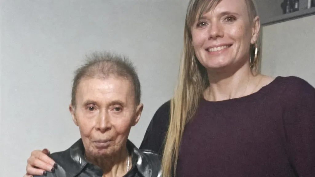 Lorna Nightingale (left) and Emma Nightingale (right) posing together for a photo.