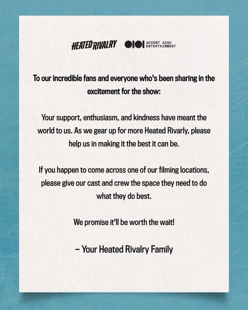 A letter from