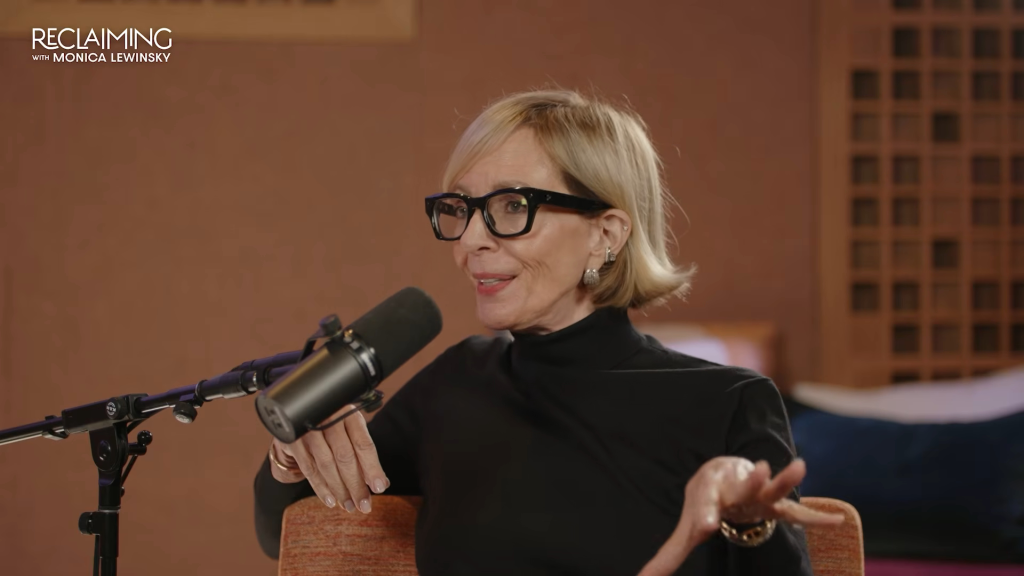 Allison Janney speaking on "Reclaiming with Monica Lewinsky."