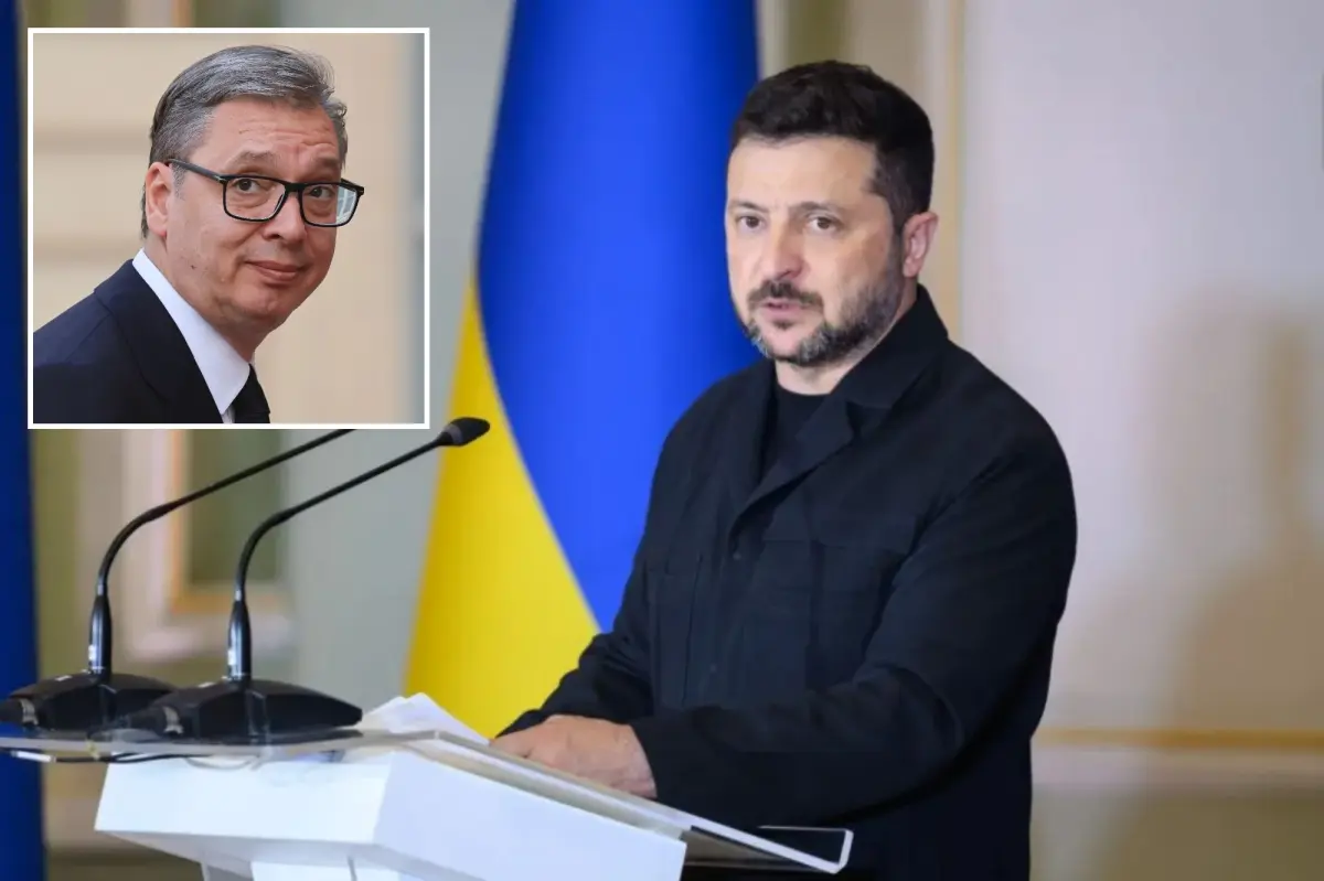 Ukraine’s Volodymyr Zelensky making first official visit to Russia-friendly Serbia
